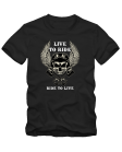 Marškinėliai Live to ride